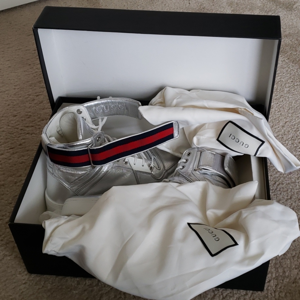 Gucci high top sneakers - Picture 8 of 10